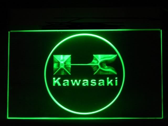 Kawasaki Motorcycle LED Sign